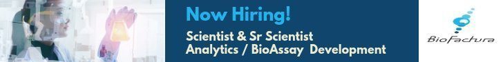 Now Hiring - Scientist Analytics / BioAssay Development at BioFactura