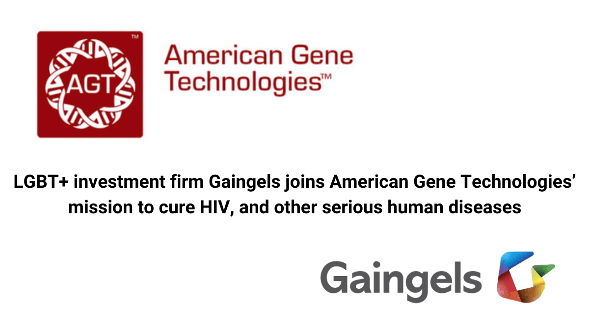 LGBT+ investment firm Gaingels joins American Gene Technologies