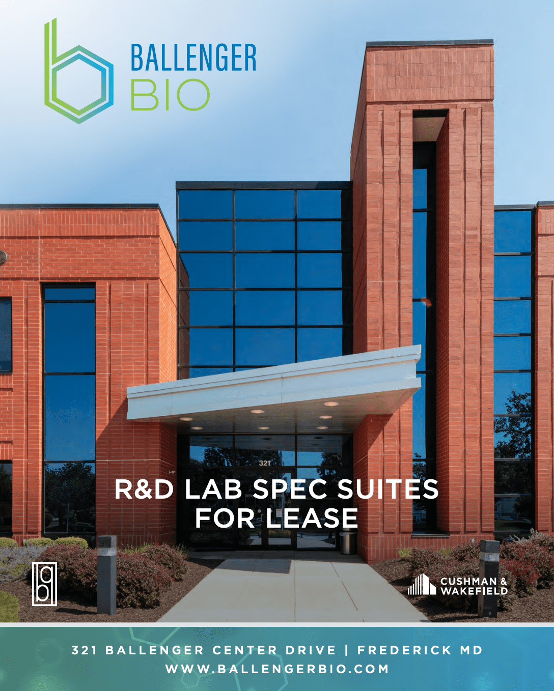 BALLENGER BIO: A LIFE SCIENCES CONVERSION AND INNOVATION CENTER COMING TO FREDERICK, MARYLAND