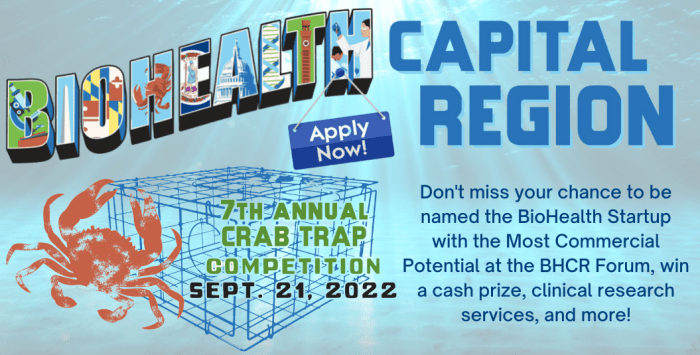 BioHealth Capital Region Forum Crab Trap Winners: Where Are They Now?