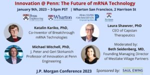 Researchers, Industry Experts Discuss “The Future of mRNA Technology” at JP Morgan