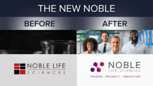 Noble Life Sciences’ Latest Rebrand Brings Values to Life Through Color and Imagery