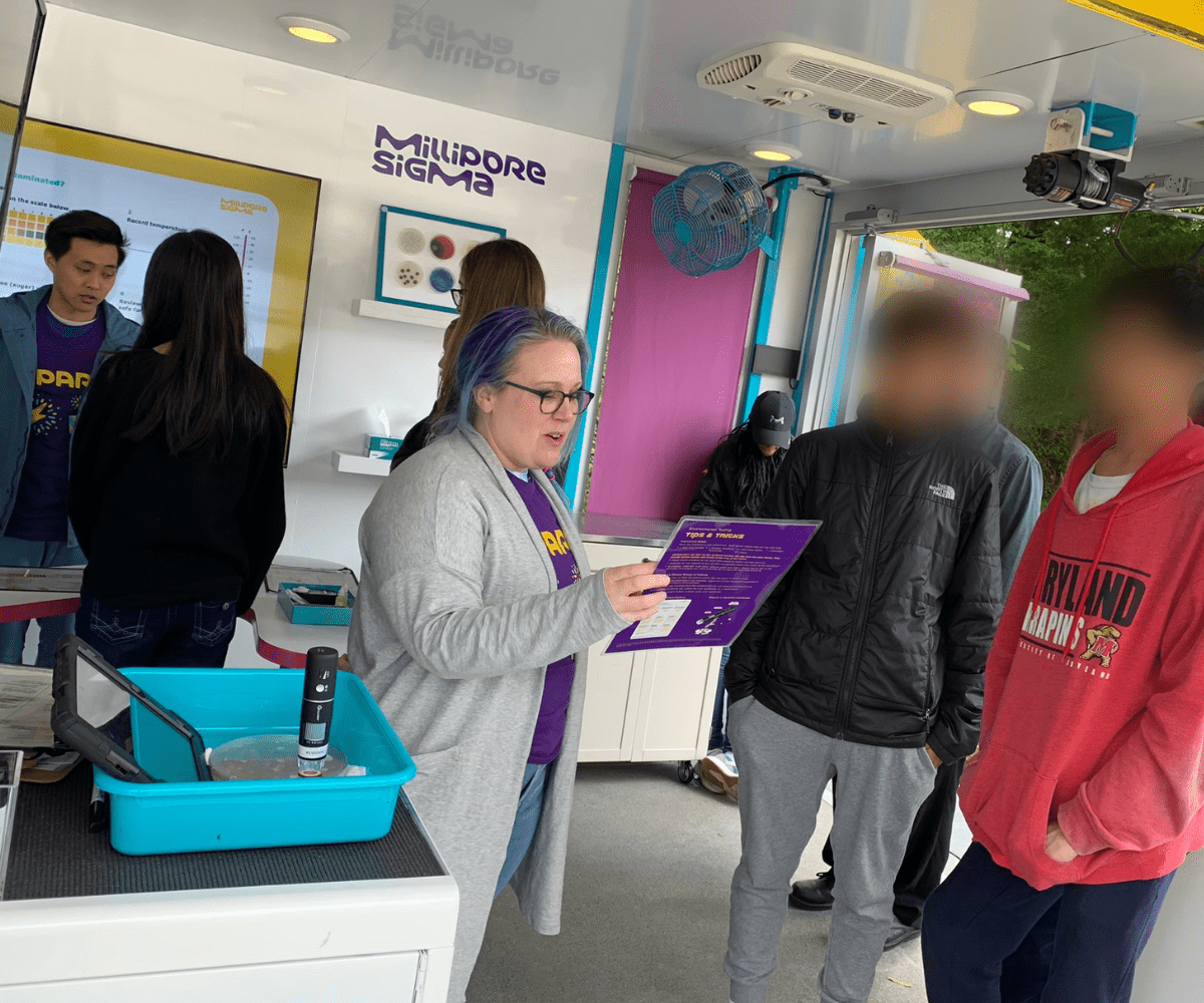MilliporeSigma’s Curiosity Cube Rolls Into Maryland, Bringing Hands-on Learning Opps to Local Students