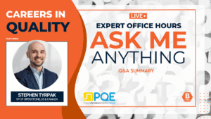 Ask Me Anything: Careers in Quality