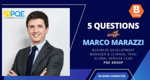 5 Questions with Marco Marazzi, Business Development Manager & Clinical Trial Global Service Lead, PQE