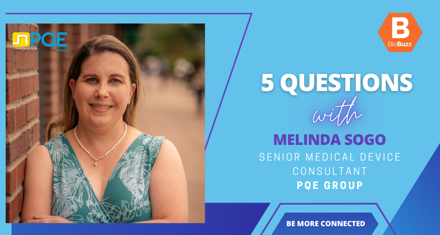 5 Questions with Melinda Sogo, Senior Medical Device Consultant at PQE Group