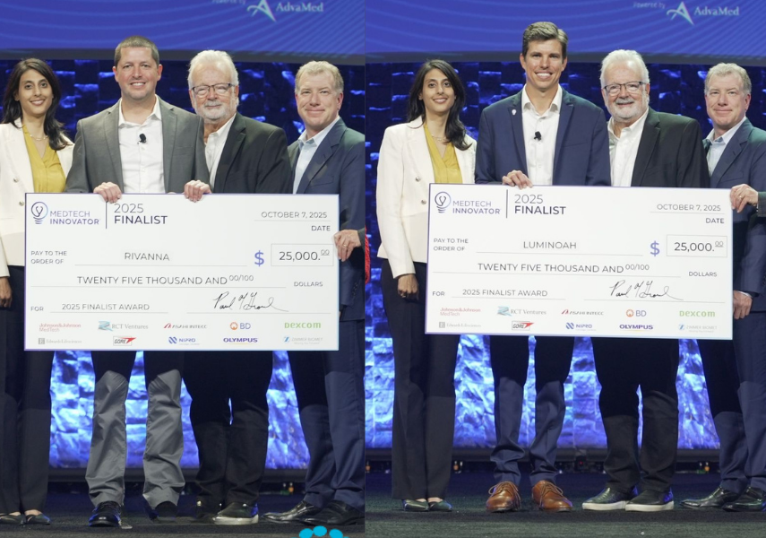 Two MedTech Startups from Charlottesville, VA Selected as Finalists in MedTech Innovator’s Grand Prize Competition
