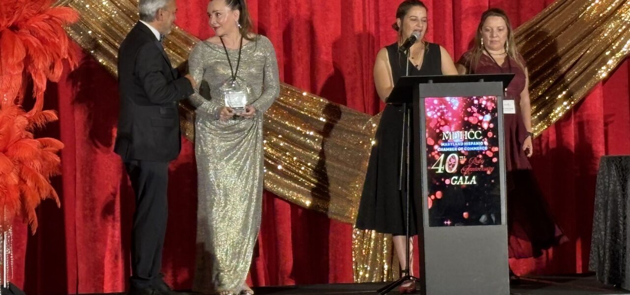 TEDCO’s Karen Zuccardi Wins Rising Star Award at Maryland Hispanic Chamber of Commerce’s 40th Anniversary Gala