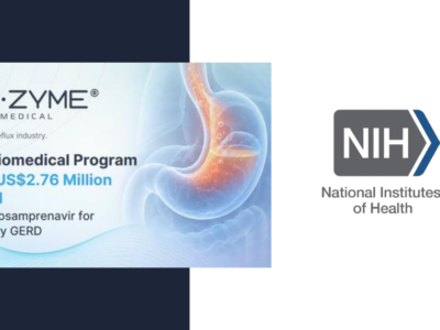 N-Zyme Biomedical Wins $2.76 Million NIH Award to Advance Fosamprenavir for Treatment-Resistant GERD