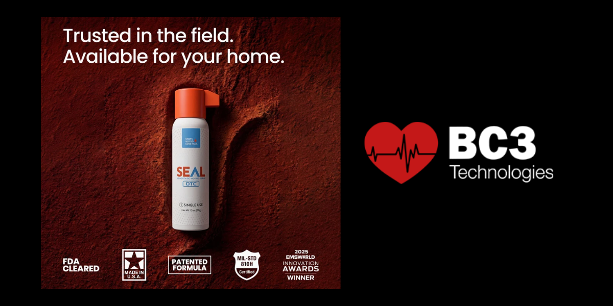 Baltimore’s BC3 Technologies Brings SEAL Wound Spray to Store Shelves for the First Time, Starting on Military Bases
