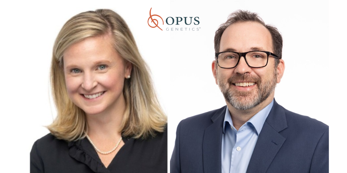 People on the Move: Opus Genetics Names Andrew Murphy Chief Scientific Officer and Jamie Lynne Hart Executive Director, Executive Operations