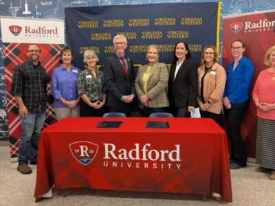 Virginia Western and Radford University Sign Agreements Creating a Seamless Path to Medical Laboratory Science Degrees