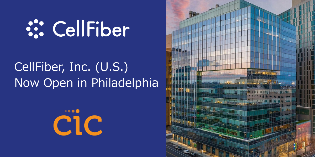 Tokyo’s CellFiber Opens First U.S. Subsidiary at CIC Philadelphia to Scale Cell Therapy Manufacturing